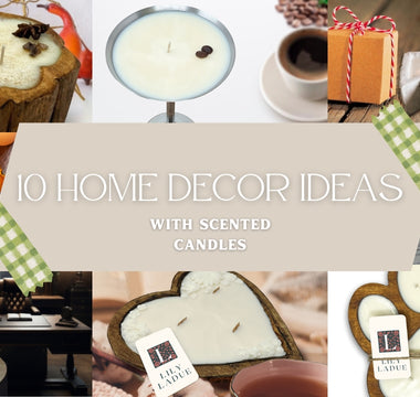 10 DIY Home Decor Ideas Featuring Scented Candles