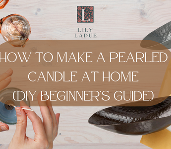 how to make a pearled candle at home